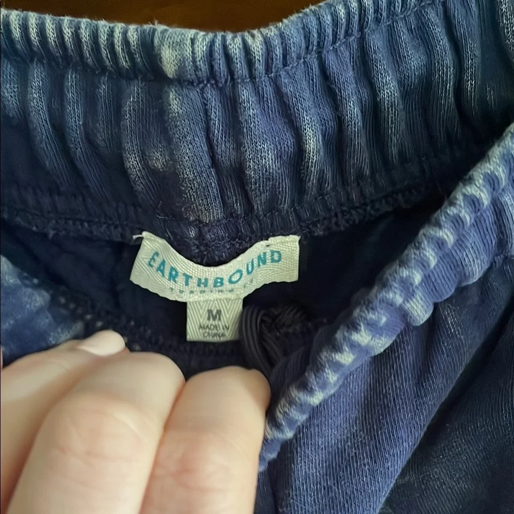 Earthbound Blue Cargo Pants EUC Sweatpants Medium - Picture 5 of 9